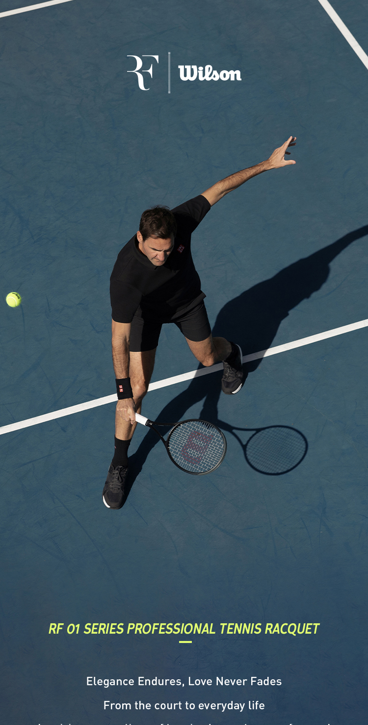 WILSON Roger Federer 01 FUTURE Lite Professional Tennis Racket | Shopee ...