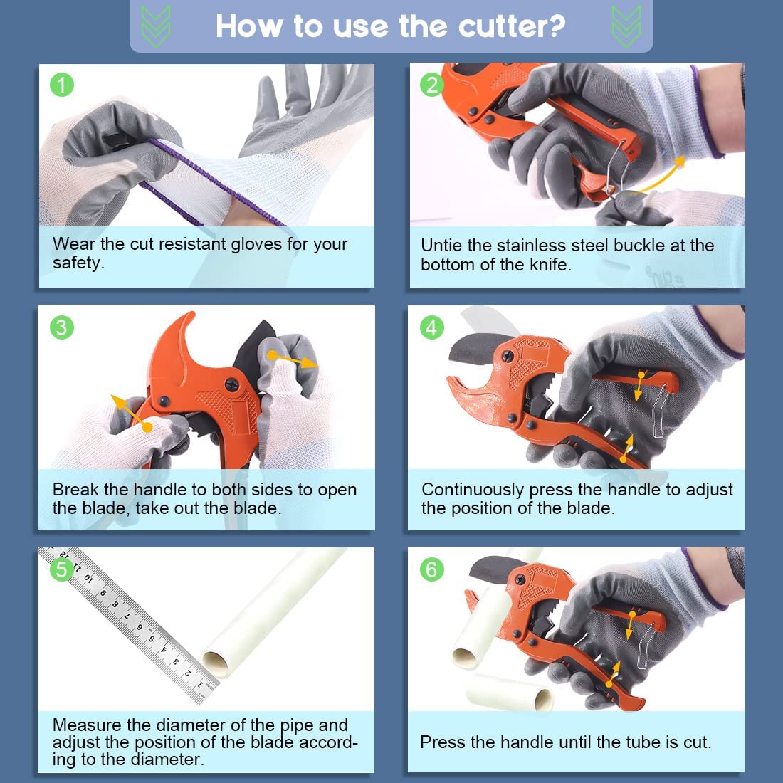 PPR PIPE CUTTER 65Mn BLADE 42mm REBOUND SCISSORS BT | Shopee Philippines