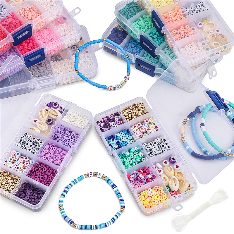 DIY Beads Kit for Name Bracelets Jewelry Making beads set kit with ...