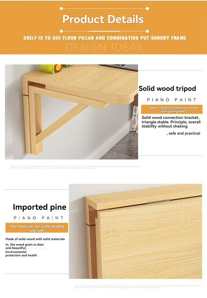 Foldable Laptop Desk Space Saver Foldable Hanging Table | Shopee ...