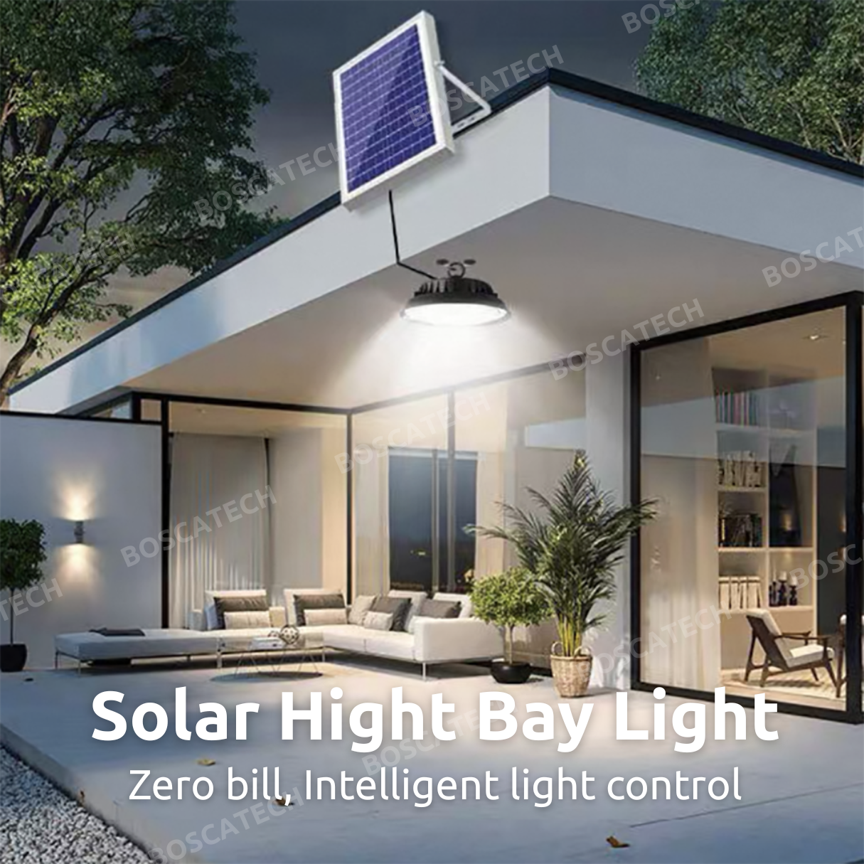 WHS Solar High Bay Light 100W 200W 300W 400W 500W Remote Control WLS ...