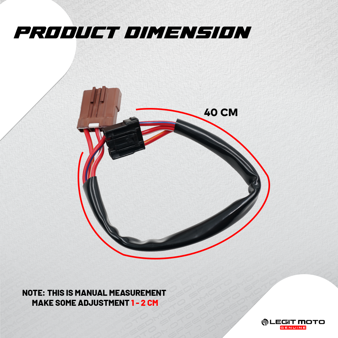 LEGITMOTO HONDA CLICK V2 / V3 / V4 ECU SOCKET WITH HEAVY DUTY CABLE FOR ...