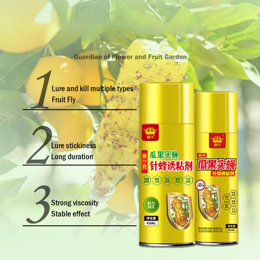 Fruit fly trap Attractant spray 450ML Supernet insect trap Rain-proof ...