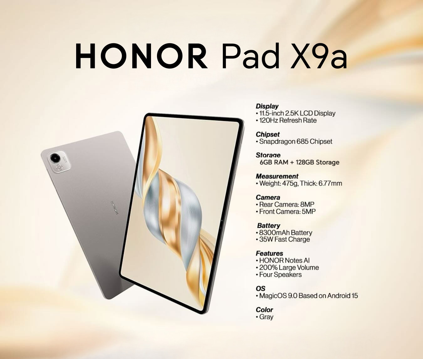 Honor pad x9a price in sri lanka
