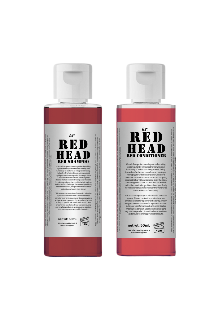 Red Head Color Intense Keratin Red Shampoo & conditioner hair color ...