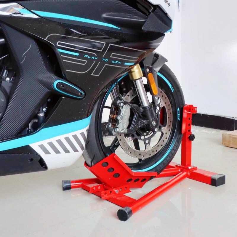 fixed type Motorcycle front wheel parking rack heavy-duty motorcycle ...