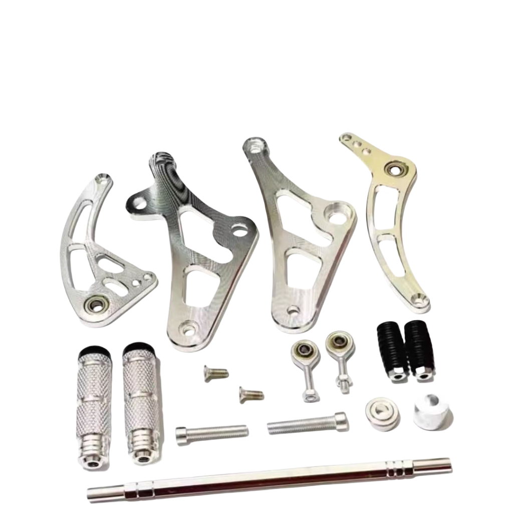 ThrustLine Half Shifter Set CNC aluminum Exclusive For Raider150 SILVER ...