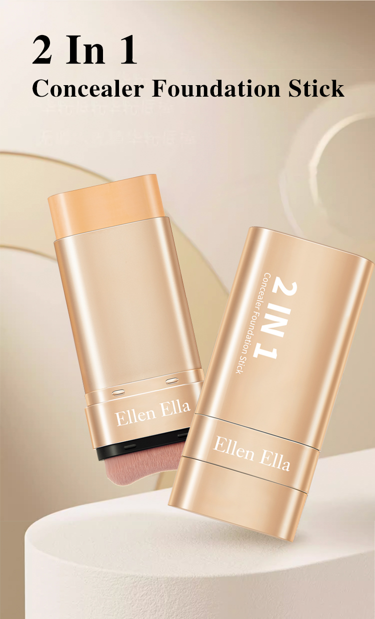 【COD】Ellen Ella Concealer Foundation Stick With Brush 21g Flawless Make ...