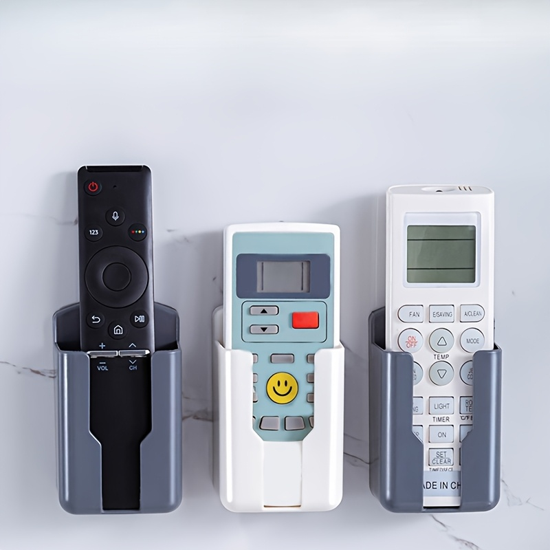Universal Wall Remote Control Holder, White Air Conditioner Remote ...