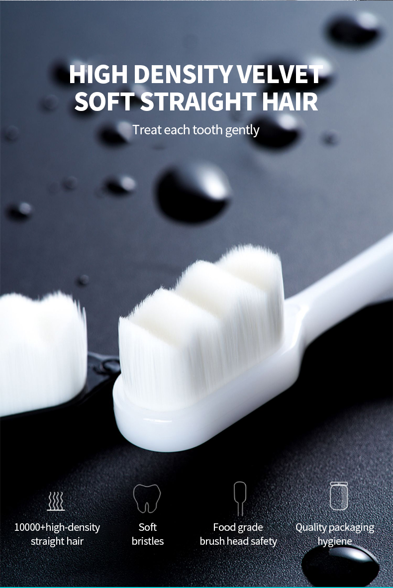 Soft Bristle Toothbrush Ultra-fine Ten Thousand Bristles Oral Care ...