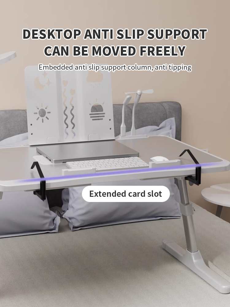 AIODIY Portable Folding Board Adjustable, elevating Table Lazy Laptop ...