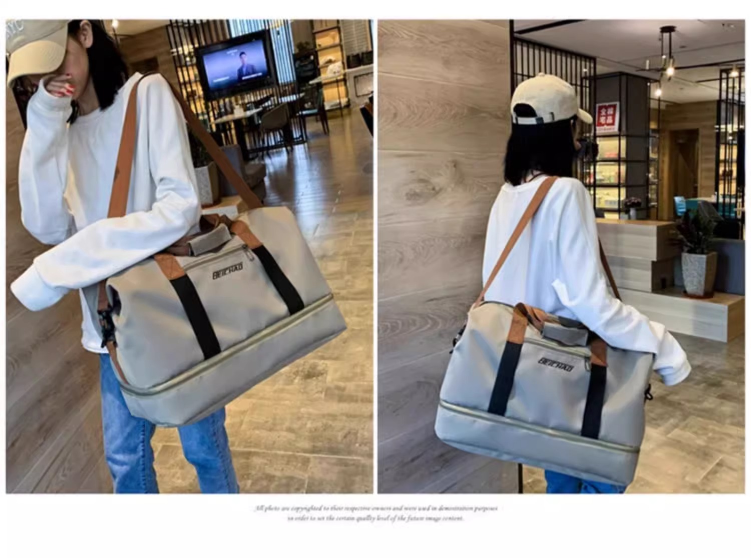 YoYo Travel Bag Women Men Korean Large Capacity Duffle Gym Sports ...