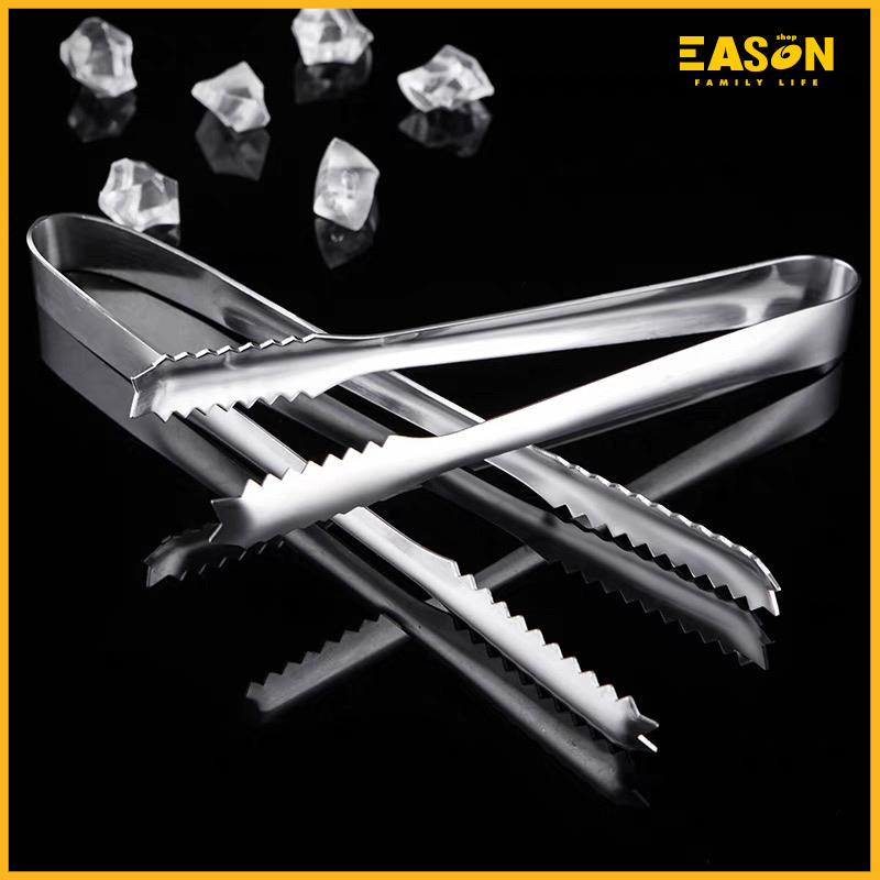 EasonShop COD Stainless Steel Ice Tong Lightweight Kitchen Serving ...