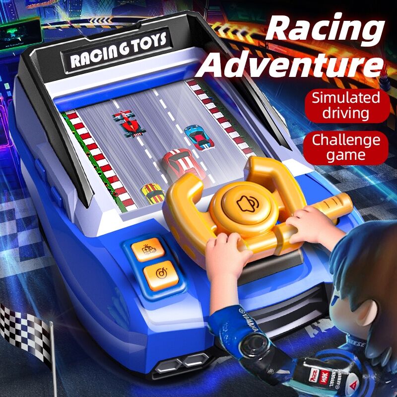 Steering Wheel Racing Car Toy Adventure Driving Simulator Arcade Car ...