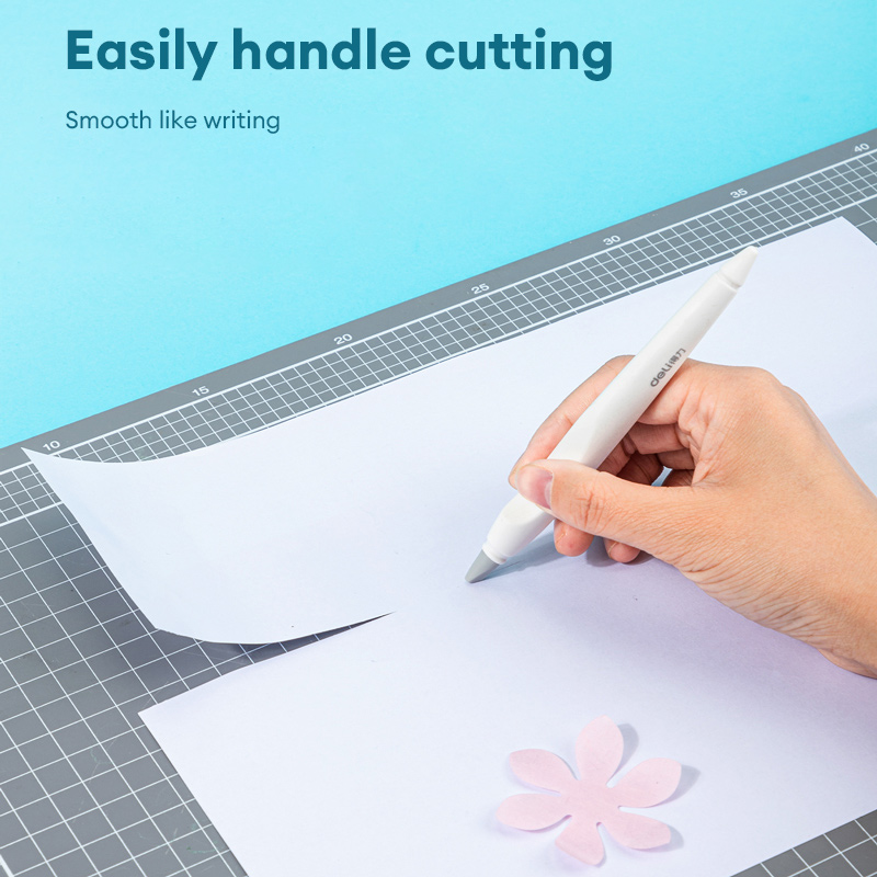 Deli 2103 ceramic pen knife ceramic blade paper cutting tools 1pc