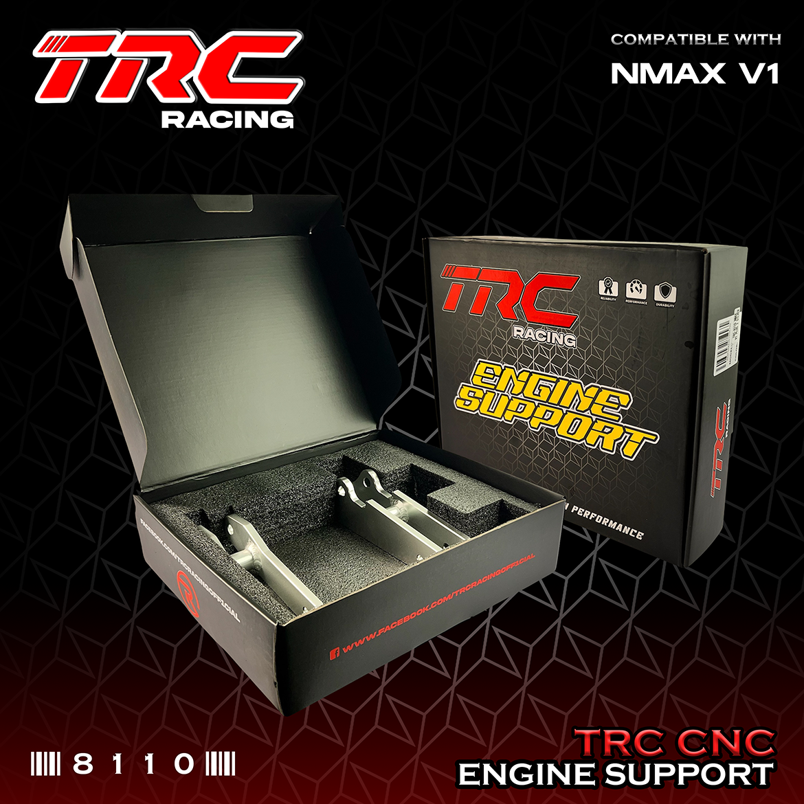 TRC RACING CNC ENGINE SUPPORT PLUS 2 for NMAX V1 8110 | Shopee Philippines