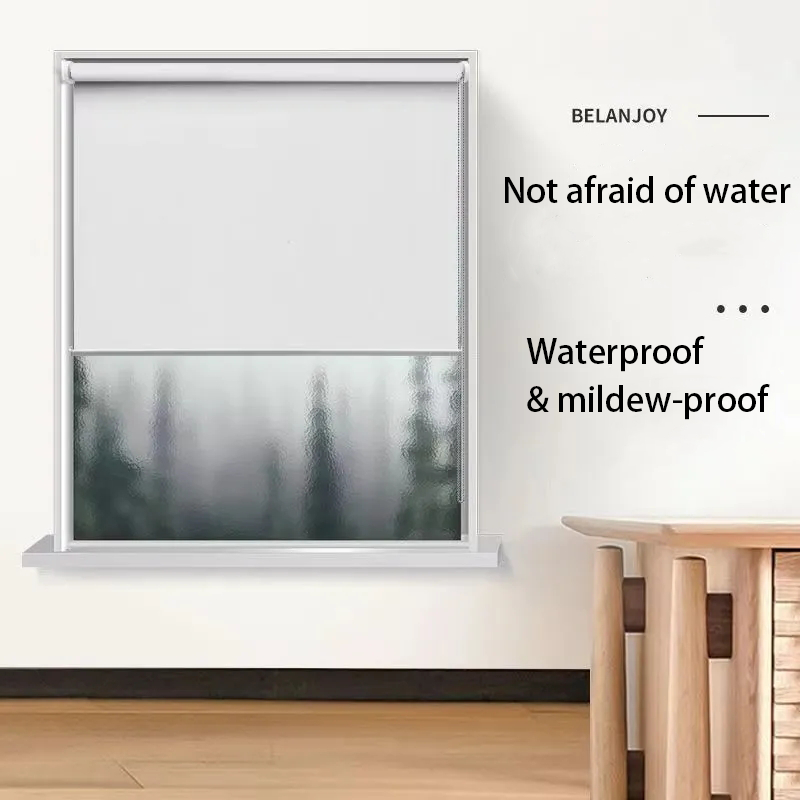 NICEDAYS 100% Blackout Window Roller Shades Custom Roller Blinds Shades ...