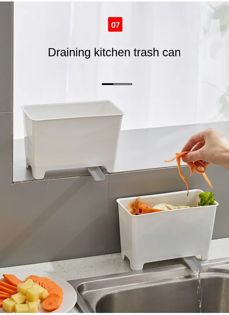 Kitchen Sink Strainer Food Residue Filter Drain Rack Vegetable ...