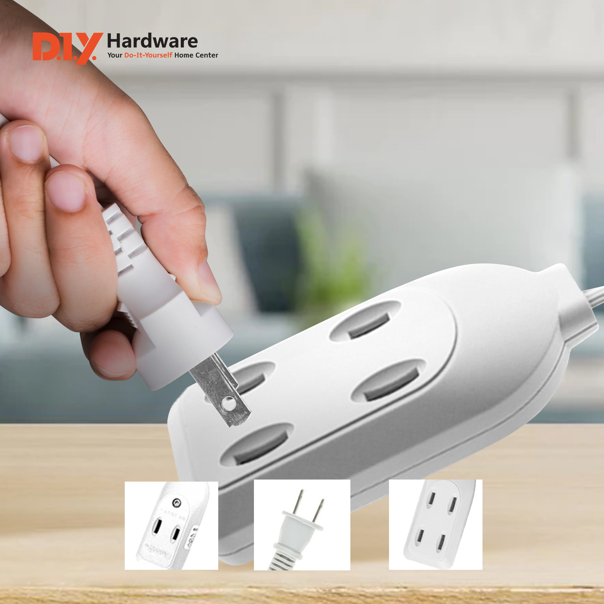 Omni Dual Portable Extension Cord Set 3 Meter Wire WDP-303 | Shopee ...