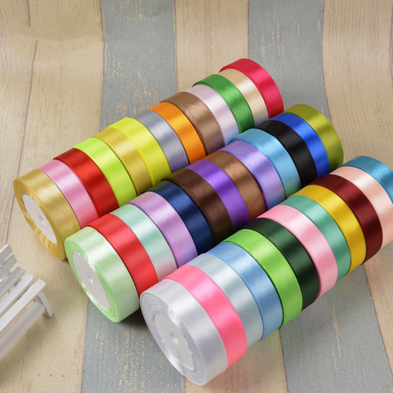 (25 Yards/Roll) 2.5cm Ribbon Romantic Handmade DIY Gift Packaging ...