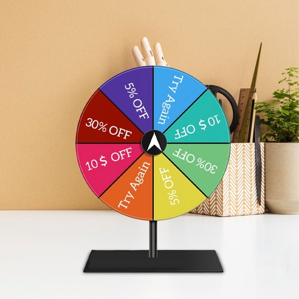 【COD】 Lucky Draw Roulette Wheel Wheel Prize Spin Game Fortune Party ...