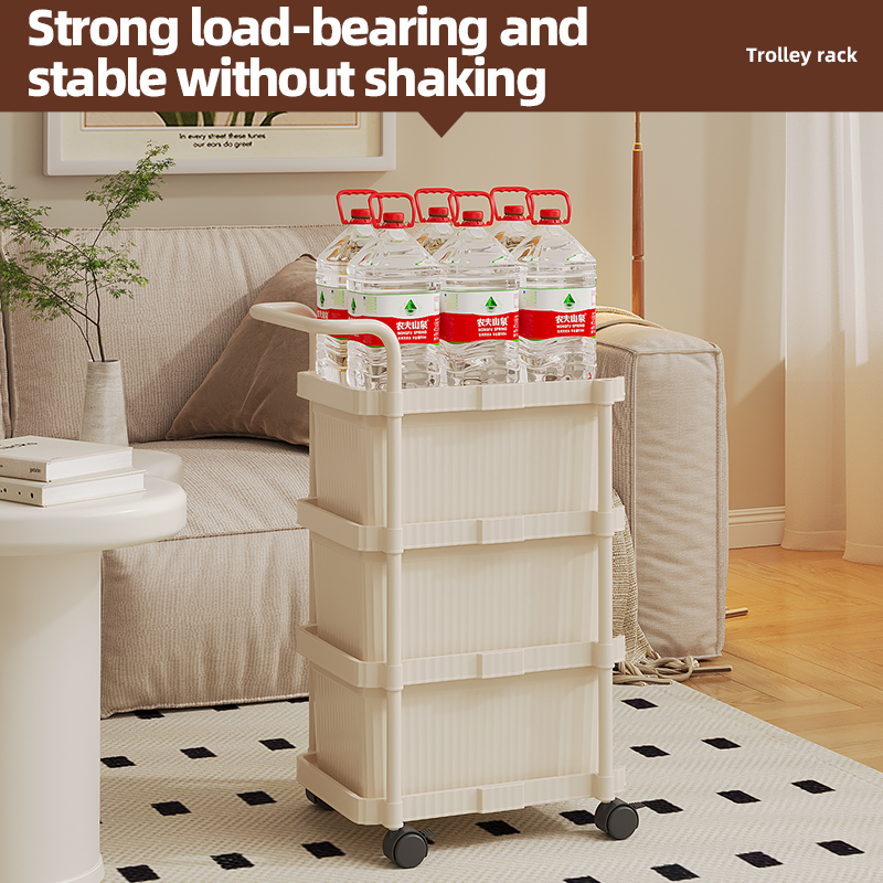 Movable trolley rack multi-layer toy snack storage rack high-value ...