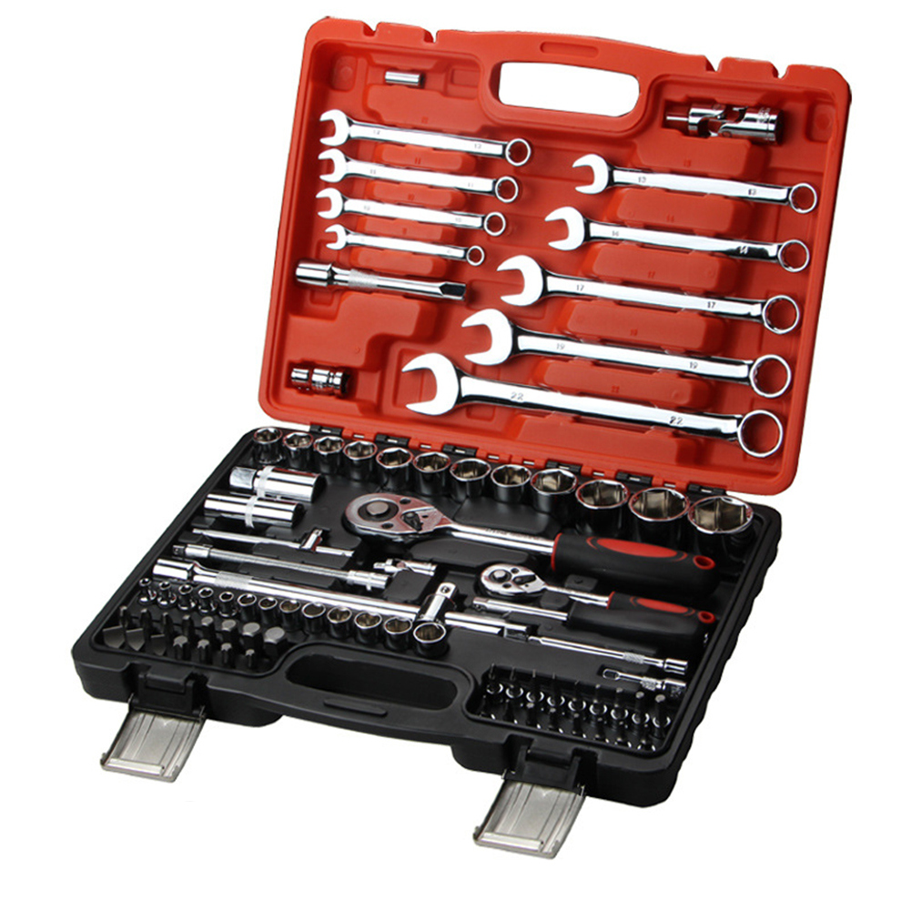 REAIM Tools Set 85/82/61/37PCS Socket Wrench Set Motorcycle Tools Set ...