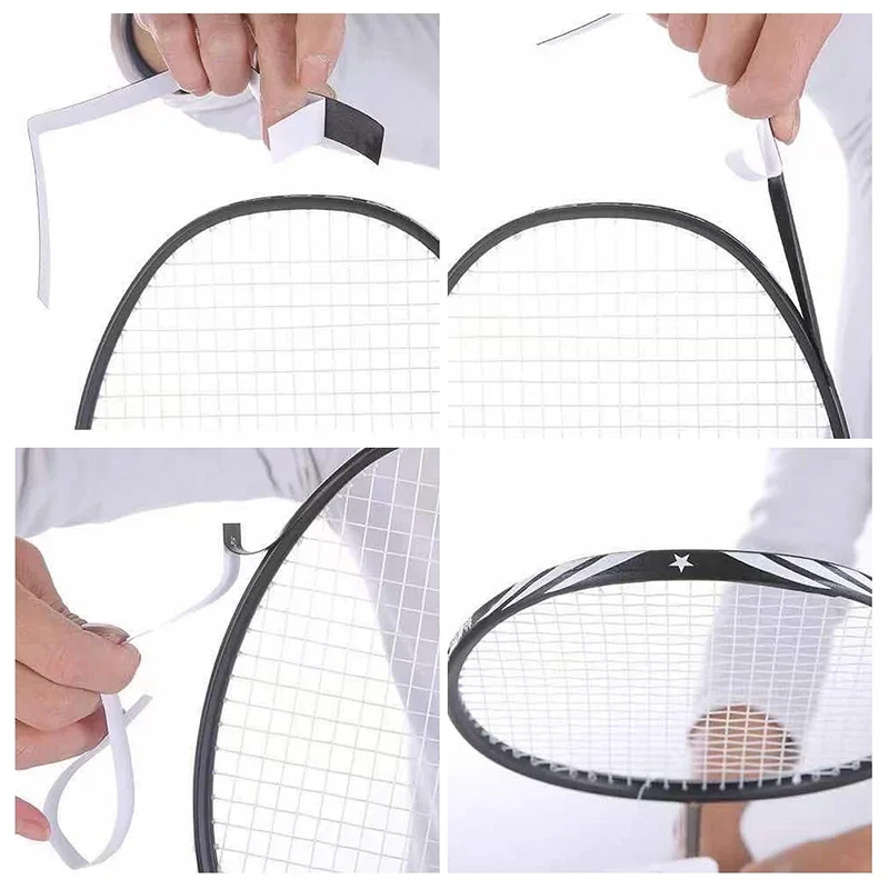 Self Adhesive Racket Edge Tape Clear Anti Paint Racket Head Protect ...