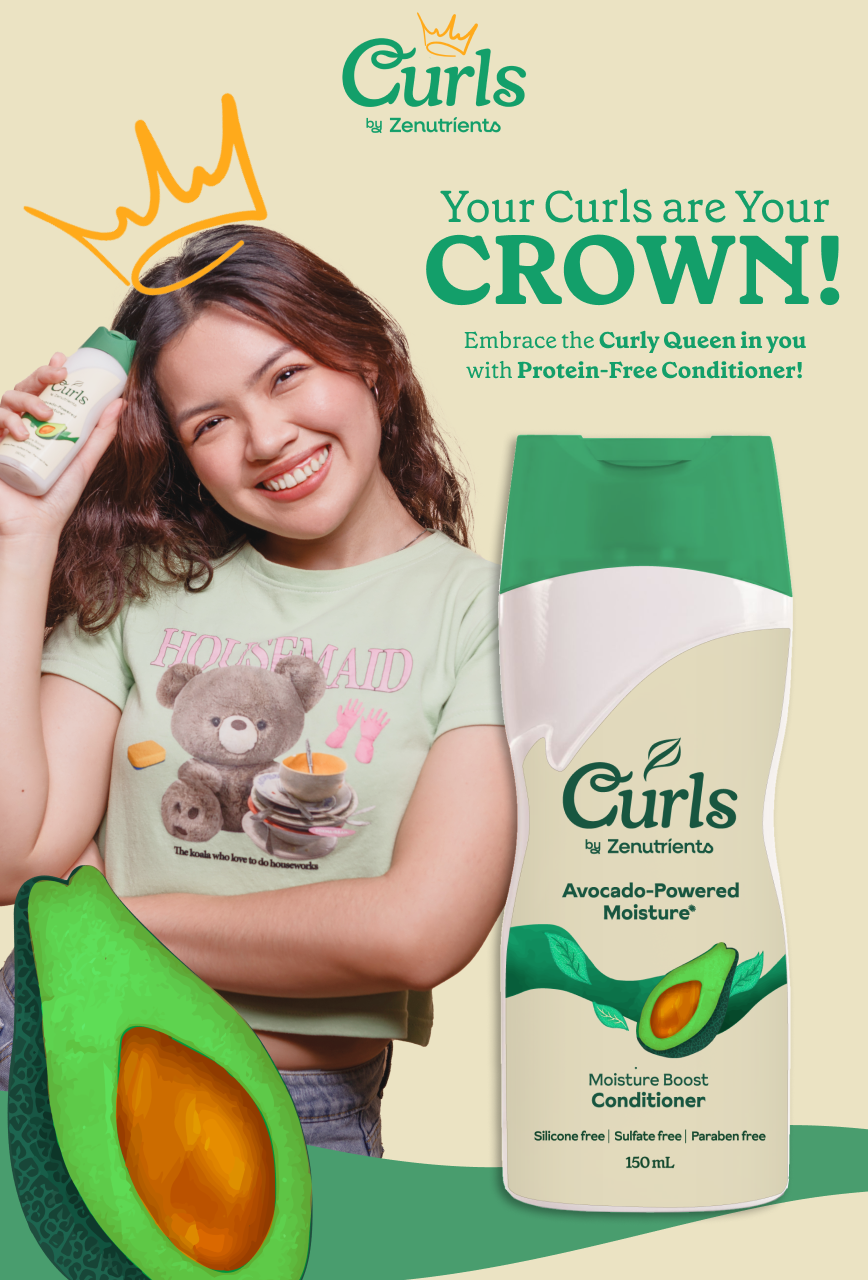 Curls by Zenutrients Avocado & Tea Tree Protein-Free Conditioner 150ml ...