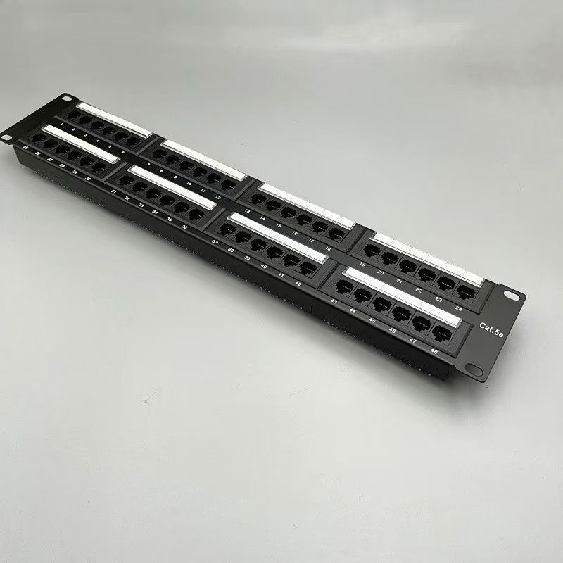 24/48 port Network Distribution Frame CAT5E CAT6 Frame with Cable ...