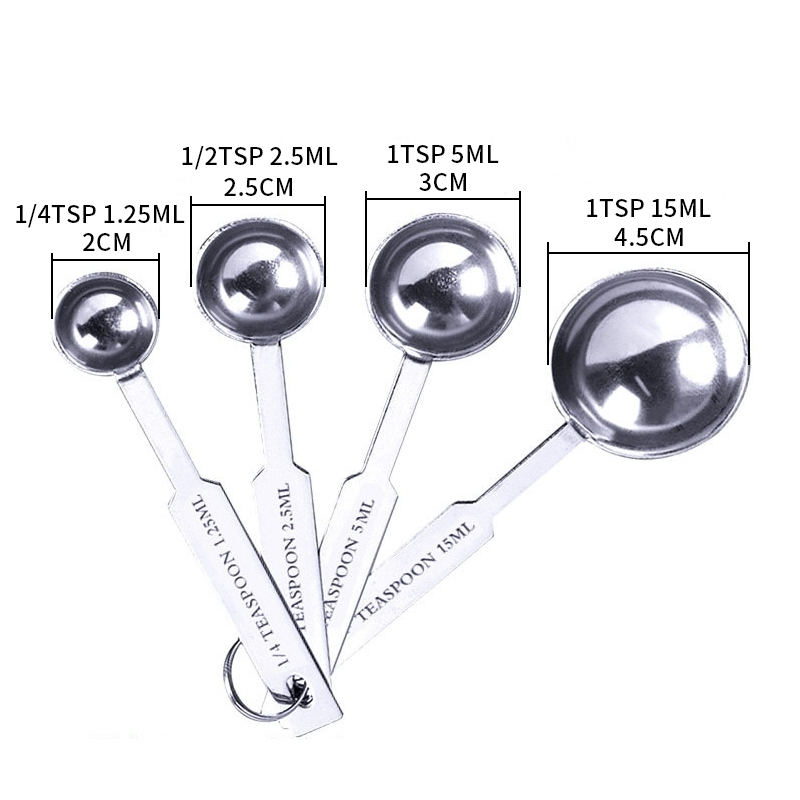 VK Stainless Steel Measuring Cup And Or Spoon Baking Tools Stackable ...