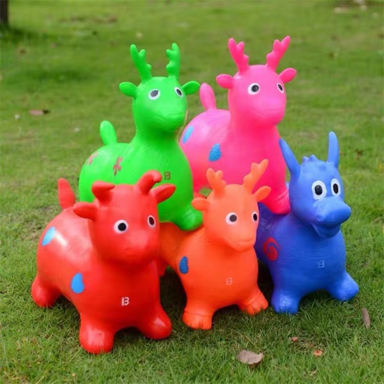 xinixin Small mini inflatable horse little jumping horse can not be ...