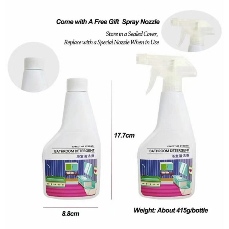 350ml Bathroom Cleaner Toilet Bowl Cleaner Scale Remover Spray Tile ...