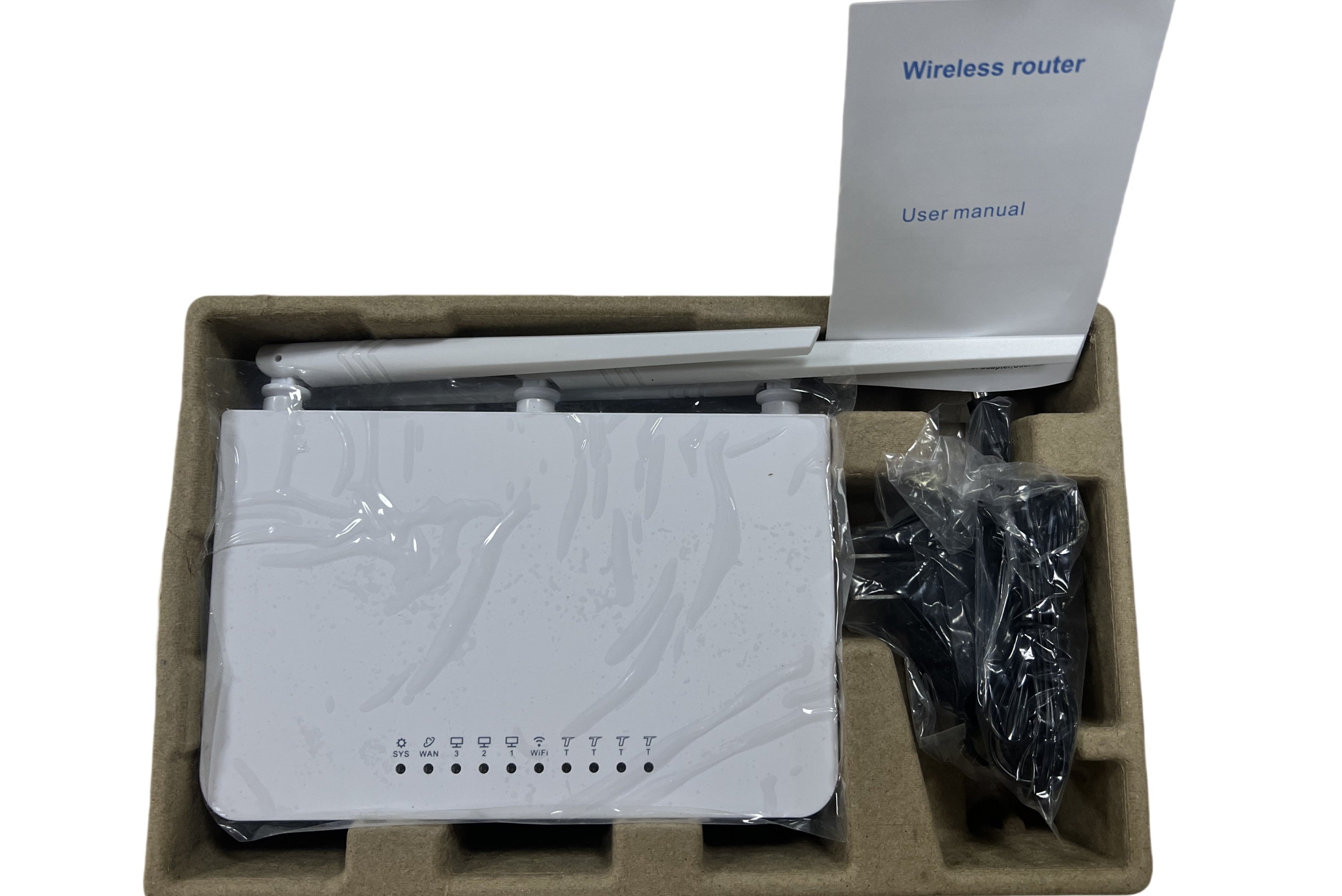 WirelessF3 N300 Router 300M Home WiFi Amplifier Wall-penetrating King 2 ...
