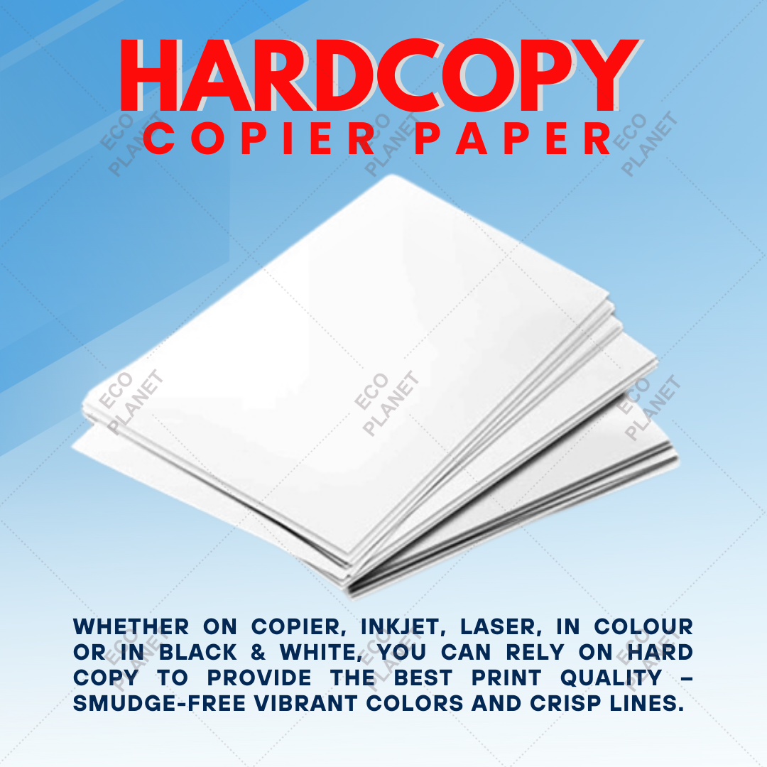 Hard Copy Bond Paper Short / A4 / Long 70gsm 500 Sheets | Shopee ...