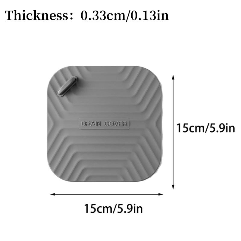 Thicken Insectproof Seal Silicone Deodorant Pad Bathroom Sewer Floor ...