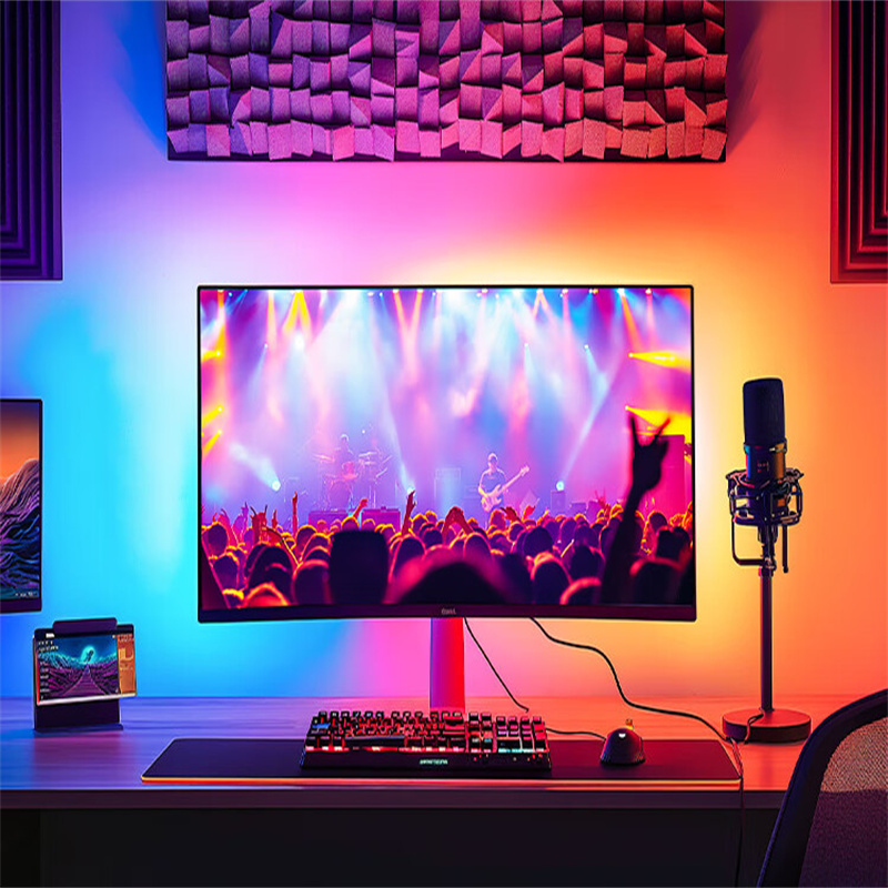 Computer Monitor Screen Ambient Backlight For 24-27Inch Color Real-Time ...