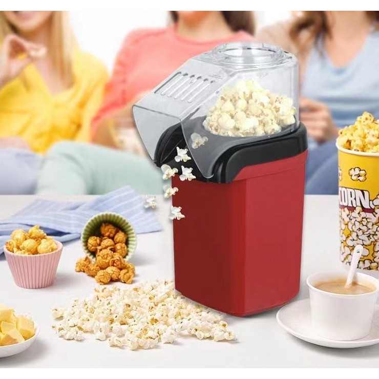 Automated Popcorn Maker Machine Portable 2L Mini Electric Popcorn ...
