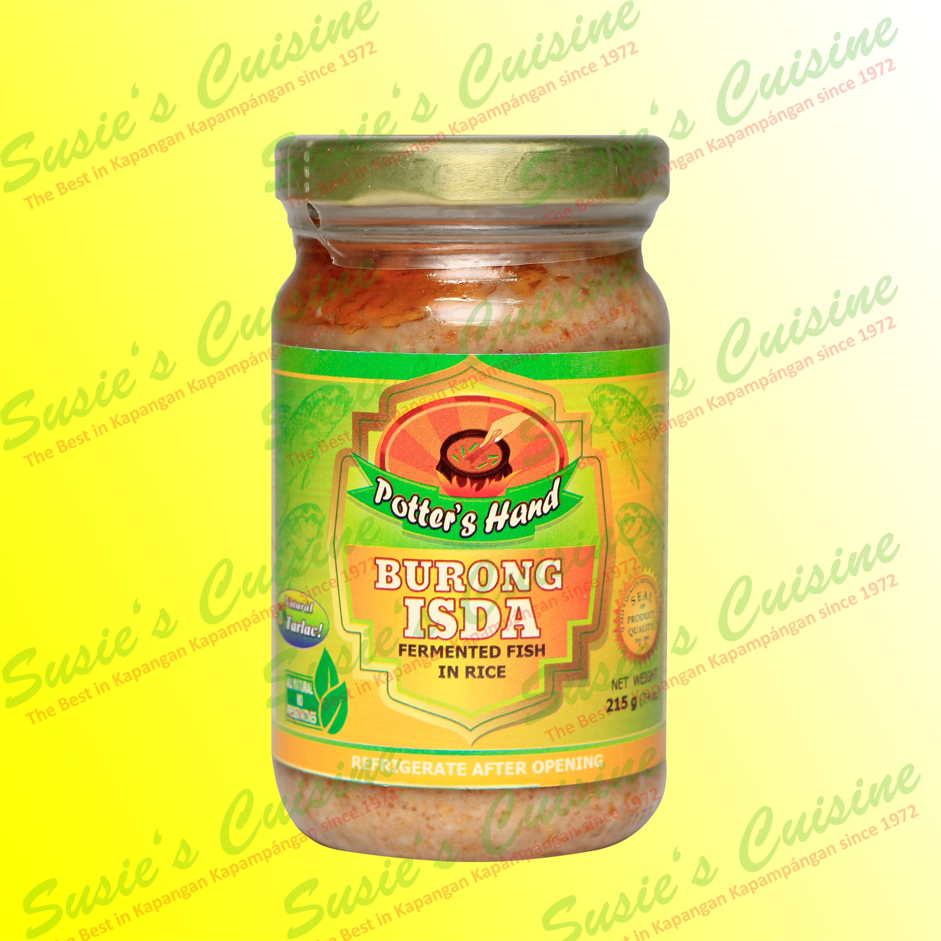 SC- Potter's hand Burong Isda (Fermented Fish in Rice) | Shopee Philippines