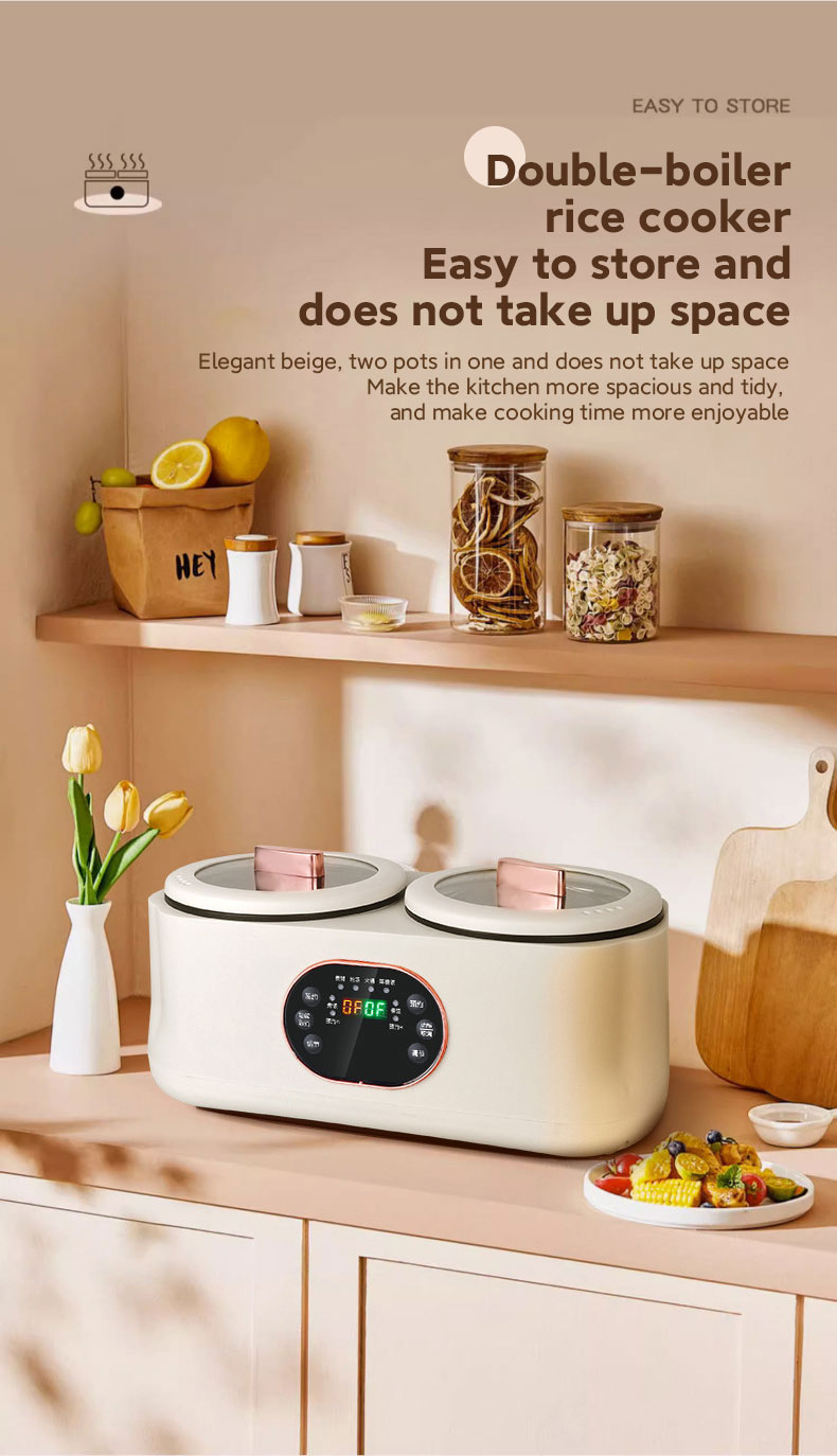 1000W 3.6L Smart Rice Cooker Dual Liner Non-stick Multi Dual Cooker ...