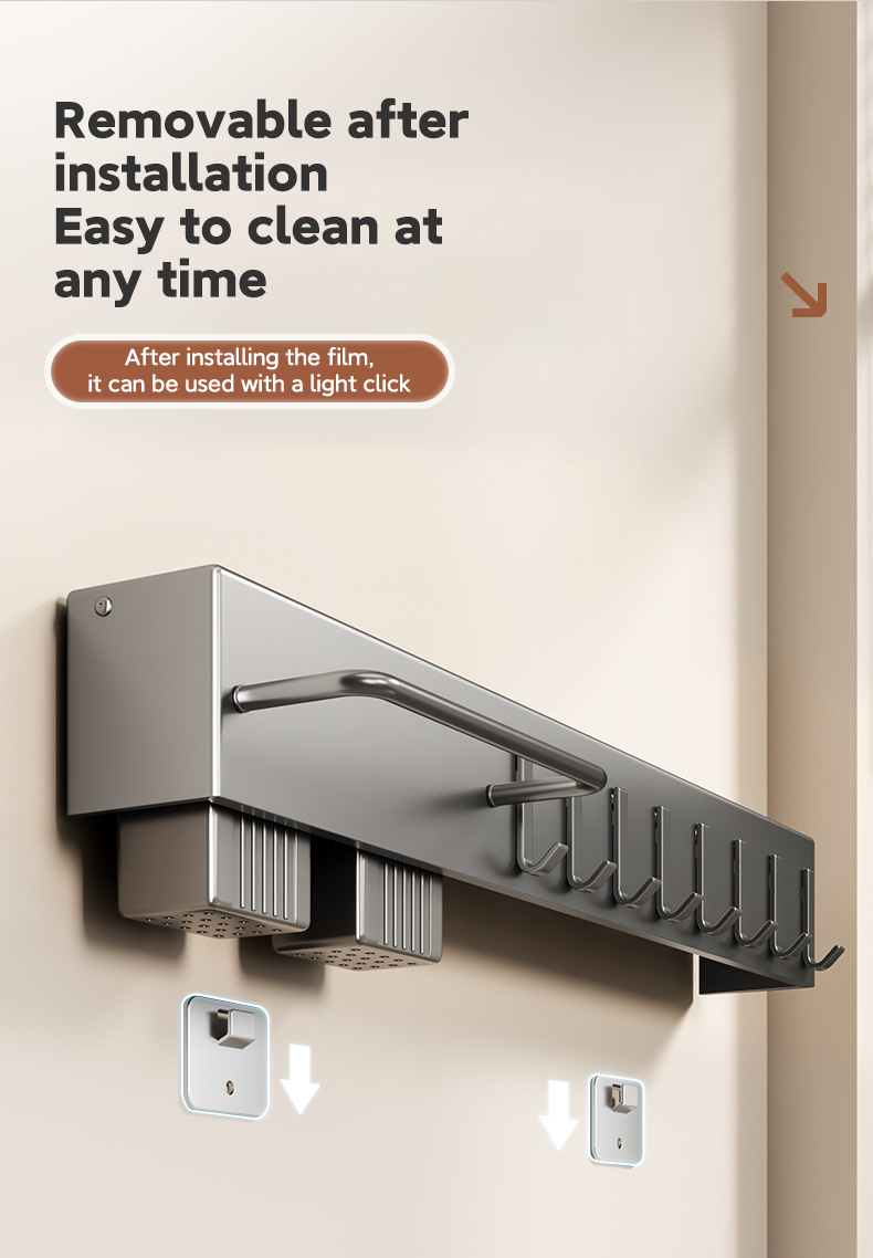 Multifunctional Knife Holder Wall Mounted Kitchen Storage Rack ...