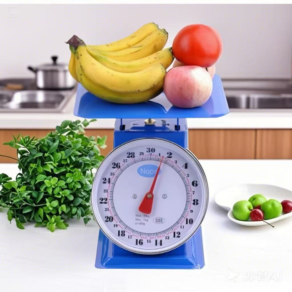 Mechanical Flat Scale 10kg 20kg 30kg And 50kg Weighing Scale Food Fruit ...