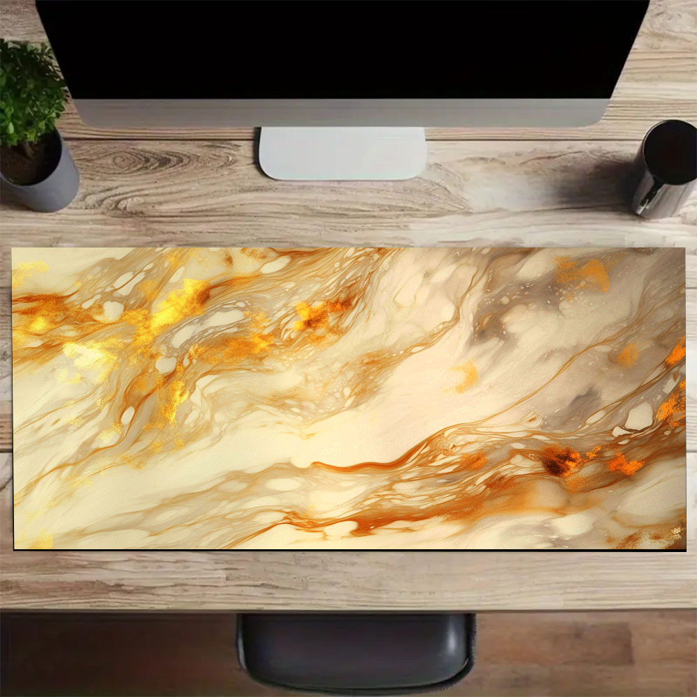 1pc black Marble texture Large Mouse Pad computer mat Desk Mat keyboard ...