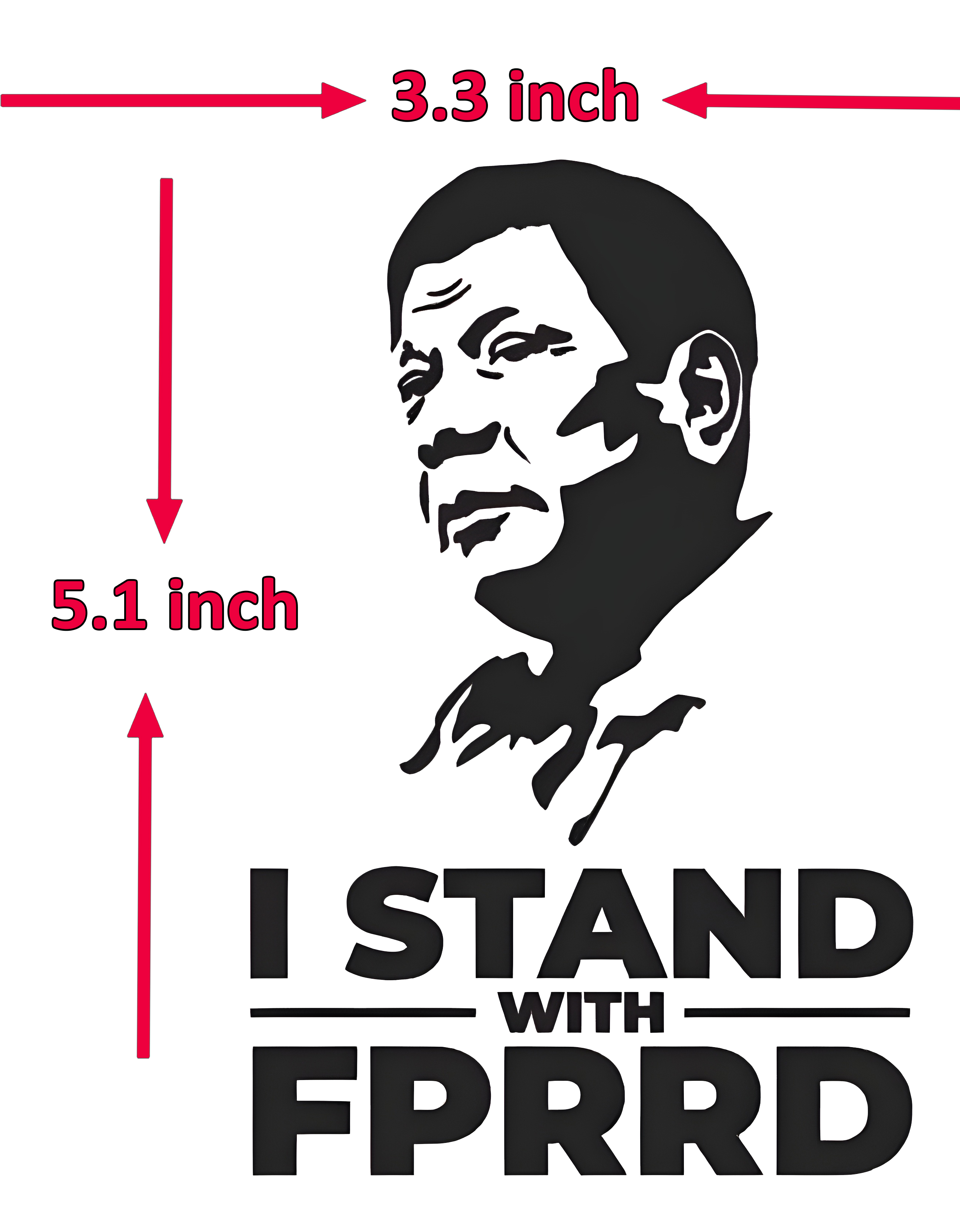 I STAND WITH FPPRD Decal Vinyl Sticker | Shopee Philippines