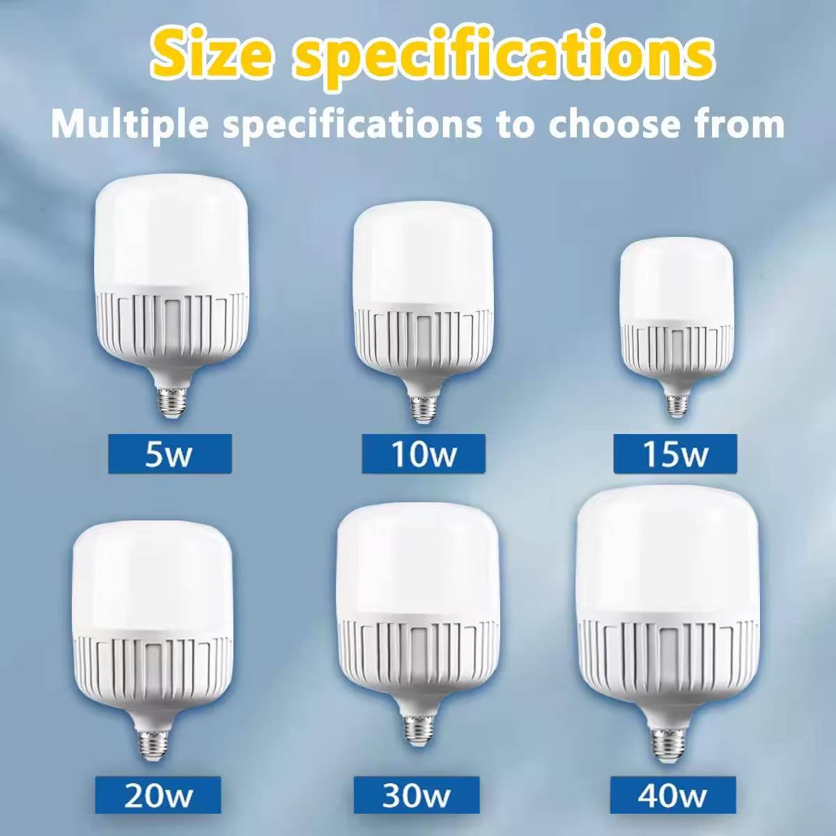E27 LED BULB High brightness lighting LED Daylight 5W 10W 20W 30W 40W ...
