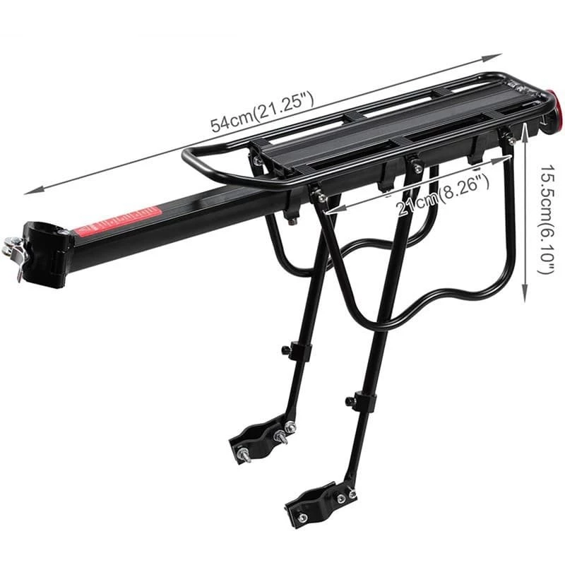 Bike Carrier MTB Steel Bicycle Racks Rear Luggage Rack Shelf Bracket ...