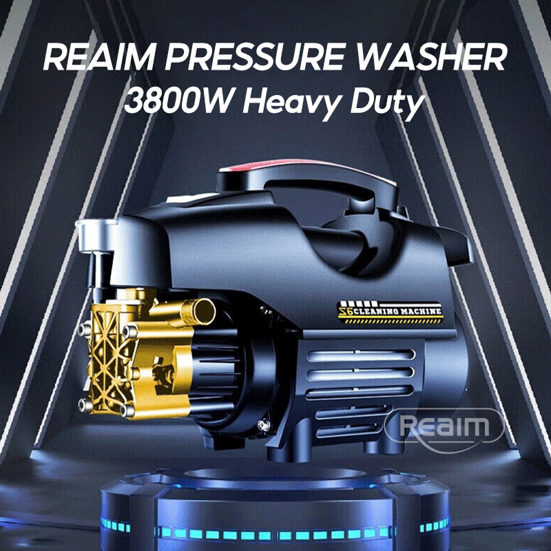 REAIM Pressure Washer Heavy Duty Portable Visual Pressure Gauge ...