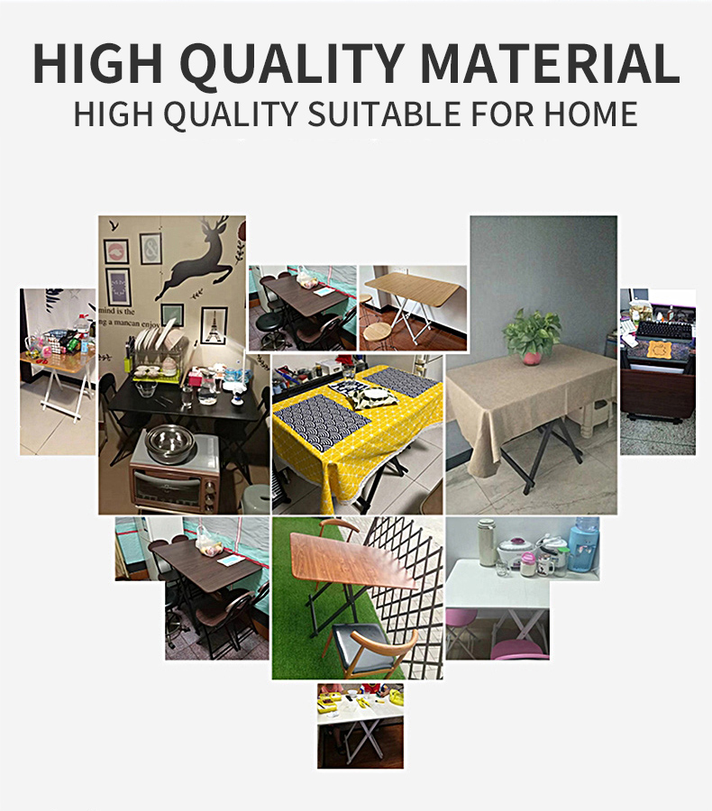 Folding Table Portable Fashion Household Table Save Space Study ...
