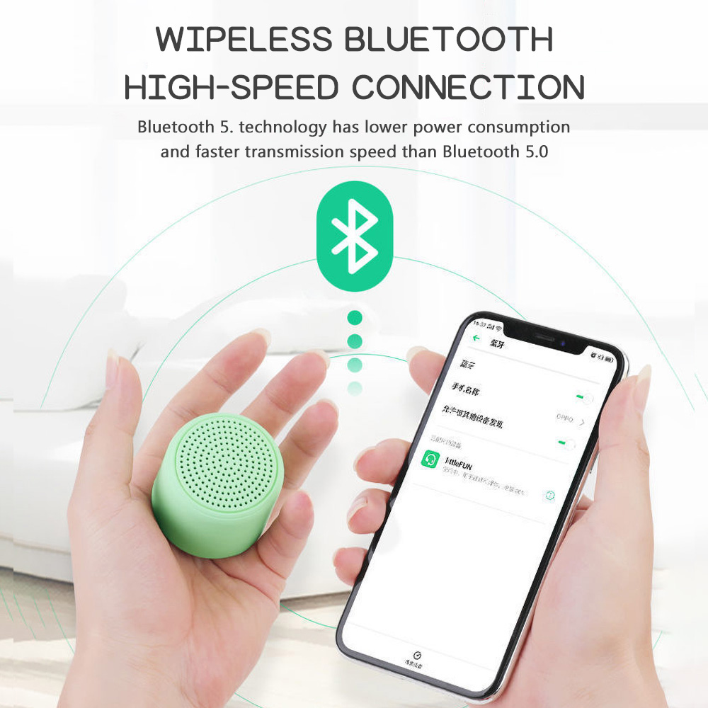 Portable Mini Bluetooth Speaker Wireless Smart Small Speaker Speaker ...