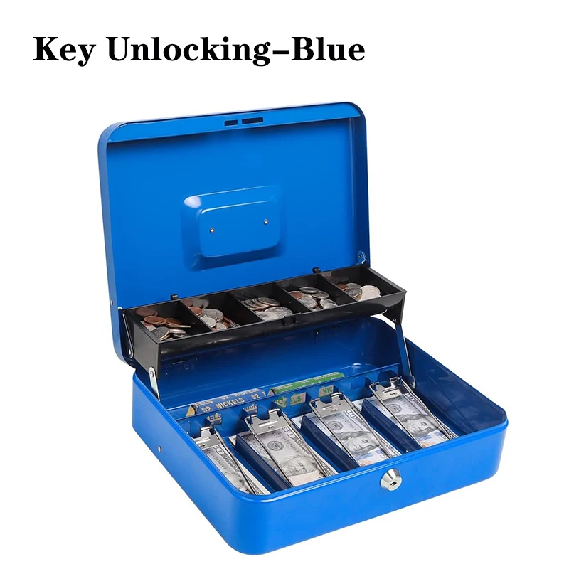 COD Cash box with lock vault money box cashier cash box money box with ...